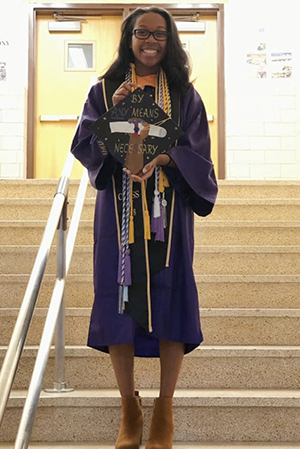 Sidney Garrett after graduating from JMU