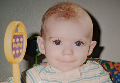 Benjamin VanVliet as a baby